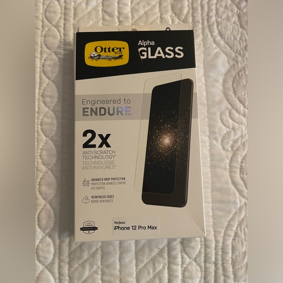 Outter Box Protection Alpha Glass Engineered to Endurance 2x - 12 Pro Max - Picture 1 of 2